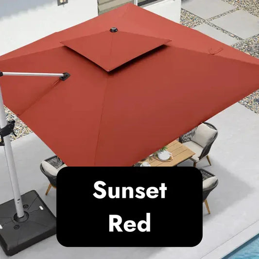 Solar LED Patio Umbrella-10ft coverage